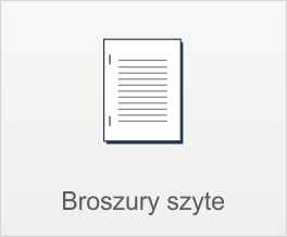 Broszury szyte